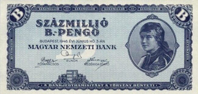 Dünya para tarihinin en yüksek nominal değerindeki banknotu Dünya para tarihinin en yüksek nominal değerindeki banknotu